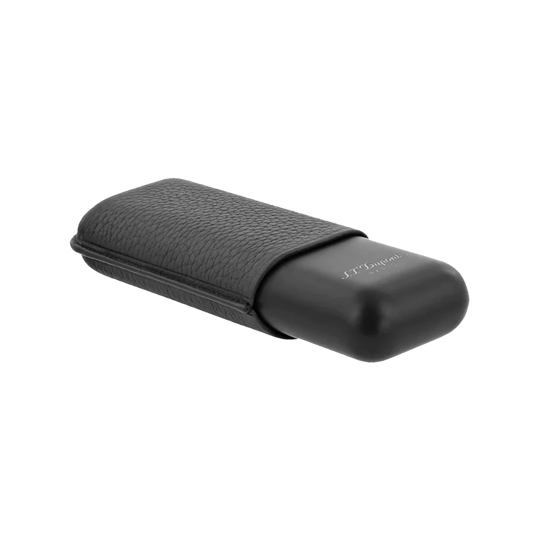 S.T. Dupont Black Grain & Matt Black 2 Cigar Case(S T Dupont Black Grain Matt Black 2 Cigar Case) 5 S.T. Dupont Black Grain & Matt Black 2 Cigar Case(S T Dupont Black Grain Matt Black 2 Cigar Case) - Image 3