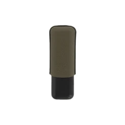 S.T. Dupont Khaki Grain & Matt Black 2 Cigar Case(S T Dupont Khaki Grain Matt Black 2 Cigar Case) -Davidoff London 2FKHAKIGRAINEDANDMATTBack