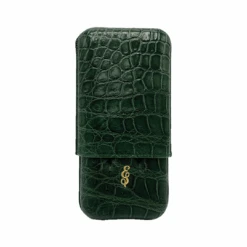 Edward Sahakian 3 Cigar Case - Green Croc(Edward Sahakian 3 Cigar Case Green Croc)