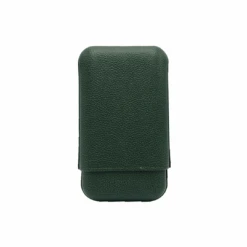 Edward Sahakian 3 Cigar Case - Green(Bosquet X Edward Sahakian 3 Finger Cigar Case Green Green) -Davidoff London 3F Green Back