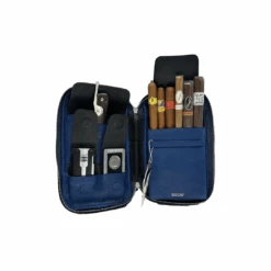 The Cigar Holder Cigar Case - Blue & Black(The Cigar Holder Cigar Case Blue Black)