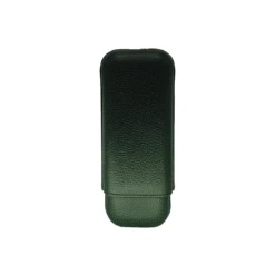 Edward Sahakian 2 Cigar Case - Green(Bosquet X Edward Sahakian 2 Finger Cigar Case Green) -Davidoff London Bosquet2F Green Gold Closed