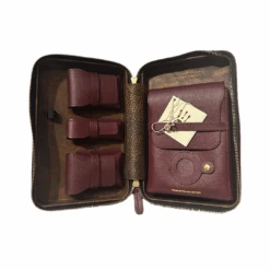 The Cigar Holder Nexus Case - Burgundy(The Cigar Holder Cigar Nexus Case Burgundy) -Davidoff London Burgundy open