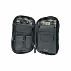 The Cigar Holder Cigar Case - Harris Tweed Edition(The Cigar Holder Cigar Case Brown Burgundy 1) -Davidoff London HarrisTweed Open