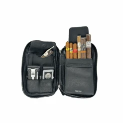 The Cigar Holder Cigar Case - Harris Tweed Edition(The Cigar Holder Cigar Case Brown Burgundy 1)