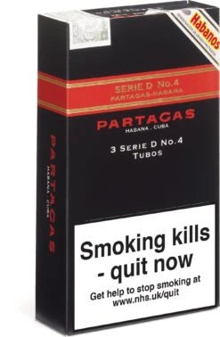Partagas Serie D No. 4(Partagas Series D No 4) 11 Partagas Serie D No. 4(Partagas Series D No 4) -Davidoff London PartagasSerieDNo4Tubos3TPD2
